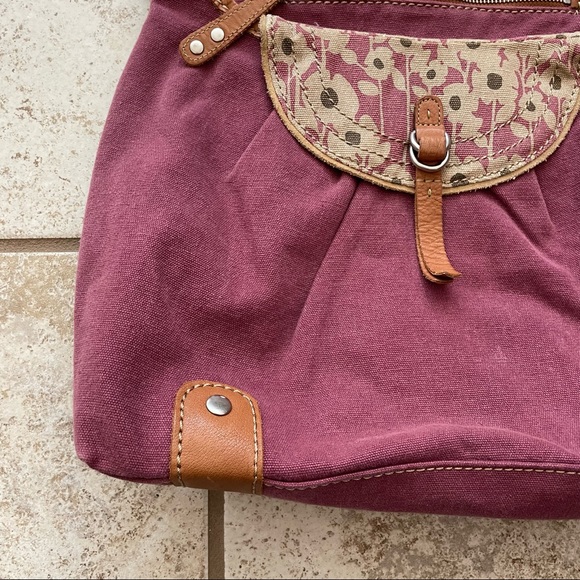Fossil plum Spacious tote bag super cute - Picture 3 of 9